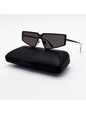 NEW BALENCIAGA BB0192S 001 SUNGLASSES BLACK SHIELD UNISEX EYEWEAR BALENCIAGA